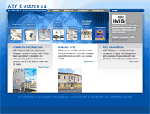 Tablet Screenshot of abfelettronica.it